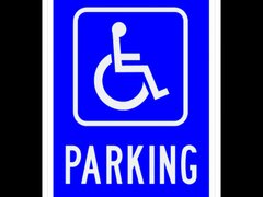 Placuta parking pentru handicap